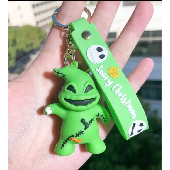Disney 3D Nightmare Oogie Boogie Keyring Keychain Key Ring - Picture 1 of 7